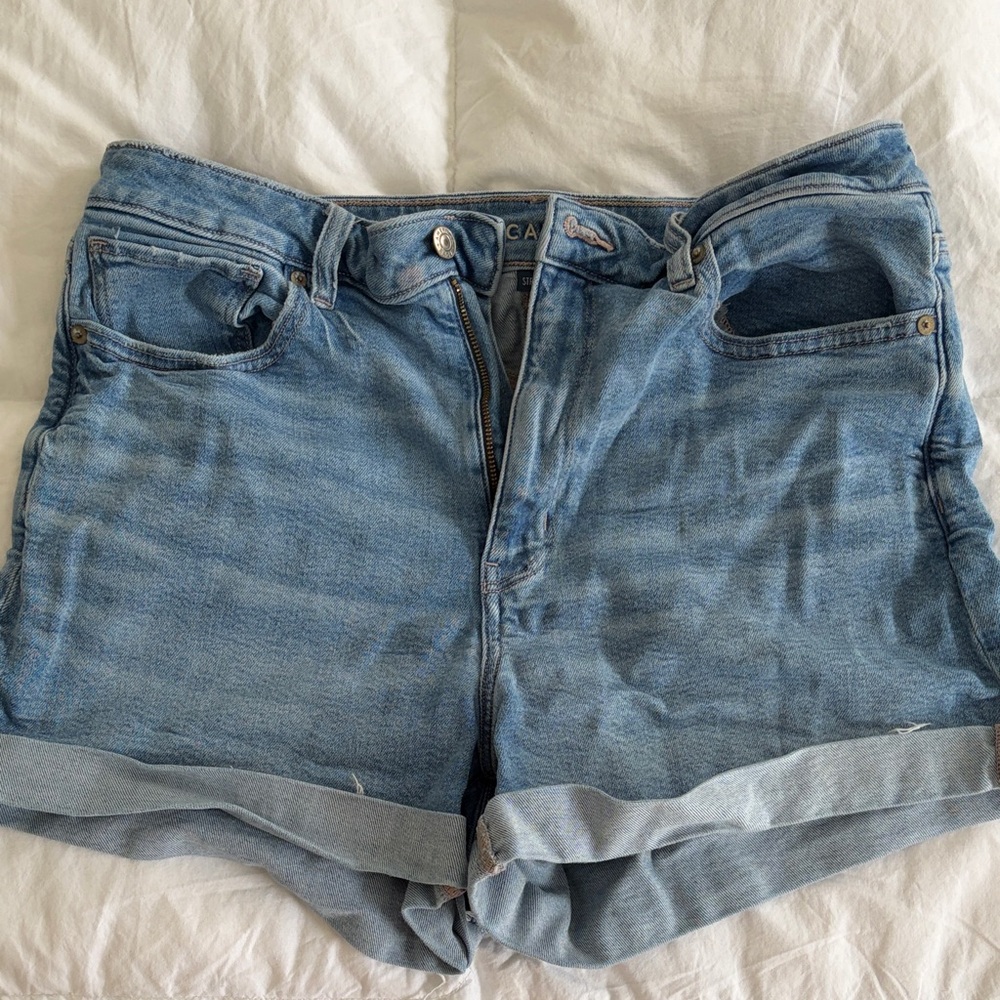 American Eagle Outfitters Light Blue Jean Shorts